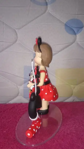 topo de bolo minnie