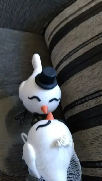 Topo de bolo passarinho