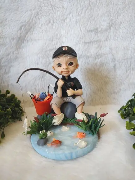Topo de Bolo Pescador