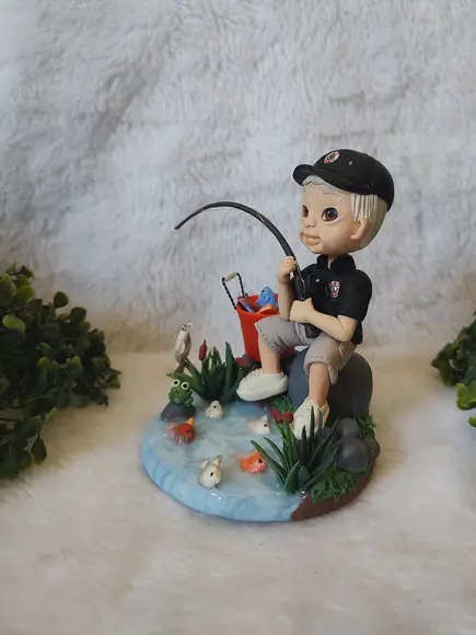 Topo de Bolo Pescador