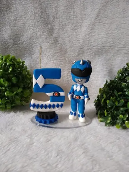 Topo de bolo Power Rangers