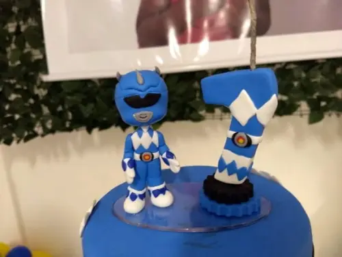 Topo de bolo Power Rangers