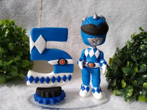 Topo de bolo Power Rangers