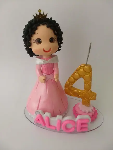 Topo de bolo princesas