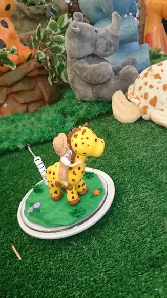 topo de bolo safari