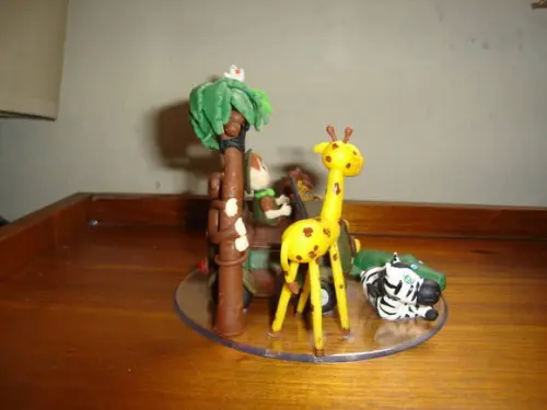 topo de bolo safari