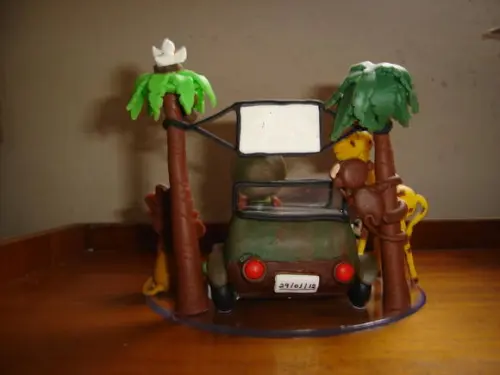 topo de bolo safari