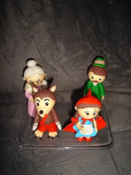 topo de bolo turma chapéuzinho vermelho