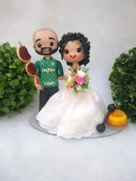 Topo de casamento churrasqueiro