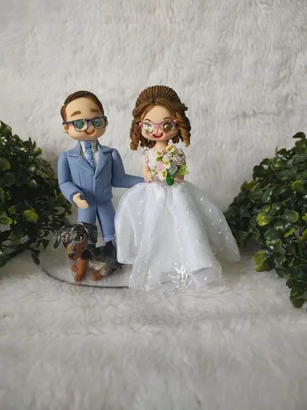 Topo de Casamento com 1 Pet