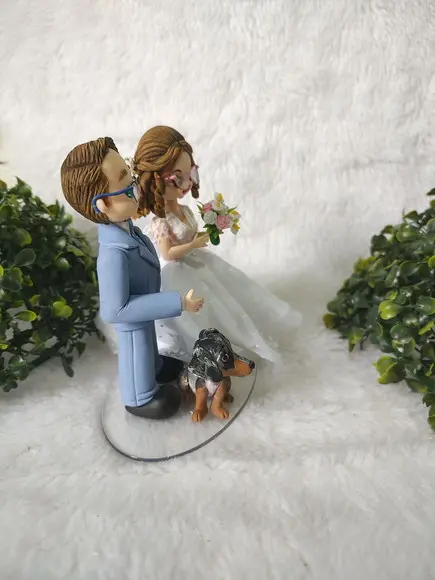 Topo de Casamento com 1 Pet
