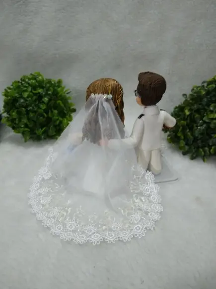 topo de casamento com 6 pets