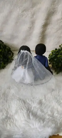Topo de Casamento com 9 Pets