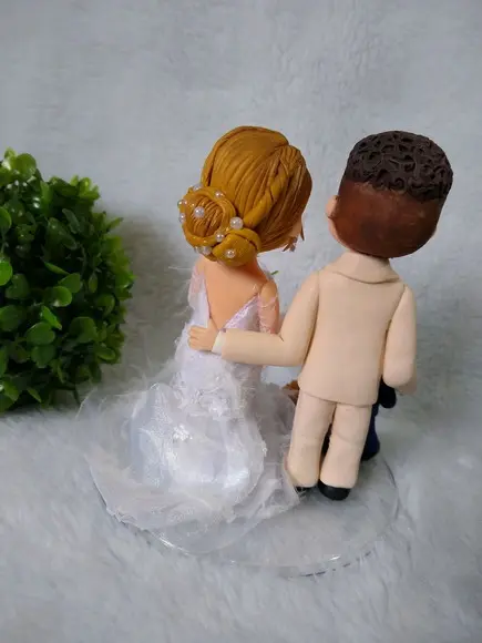 Topo de Casamento com Filho Pequeno e Pet