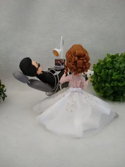 Topo de casamento dentista