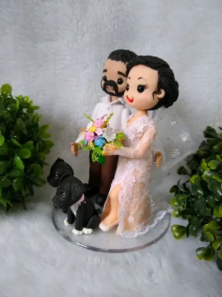 topo de casamento com pets