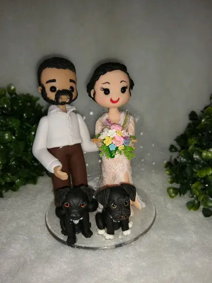 topo de casamento com pets