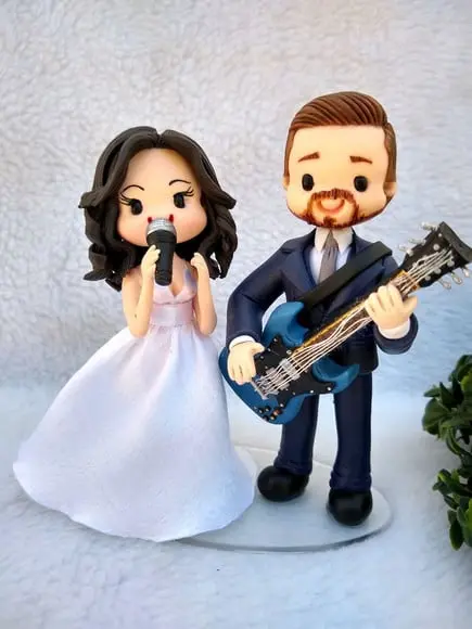 Topo de casamento guitarra