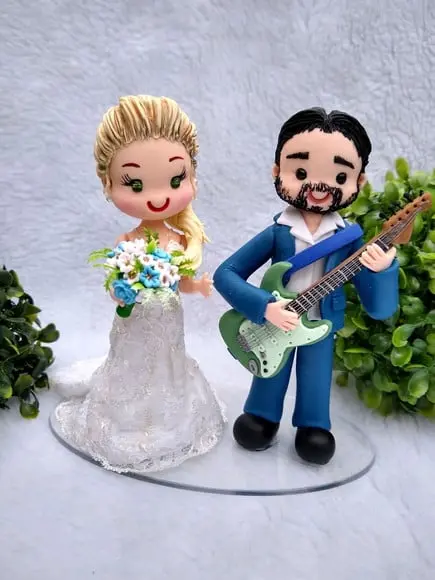 Topo de casamento guitarra