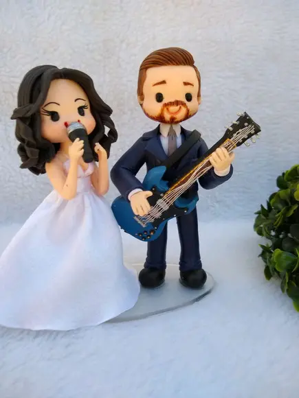 Topo de casamento guitarra