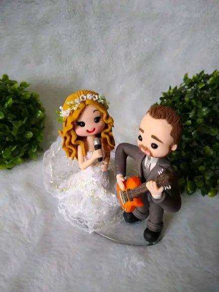 Topo de casamento guitarra