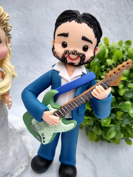 Topo de casamento guitarra