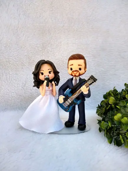 Topo de casamento guitarra