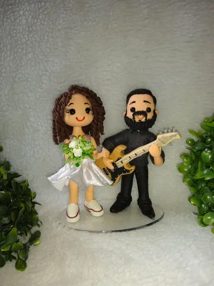 Topo De Casamento Guitarrista