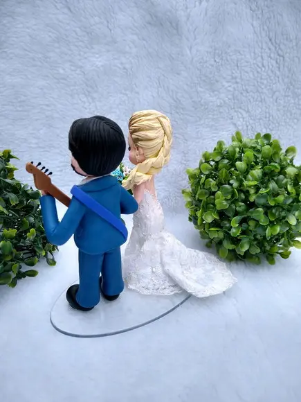 Topo de casamento guitarra