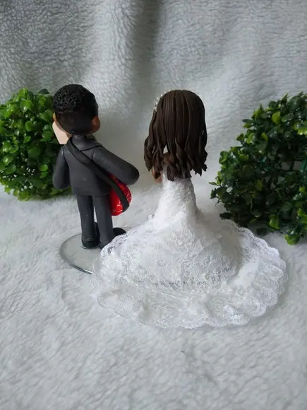 Topo de Casamento Guitarrista e Cantora
