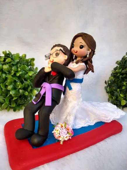 Topo de casamento judô