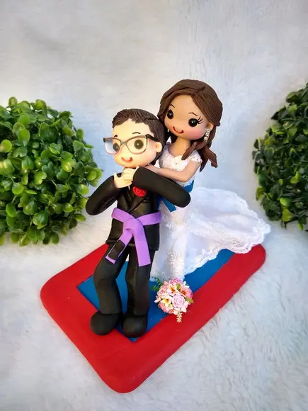 Topo de casamento judô