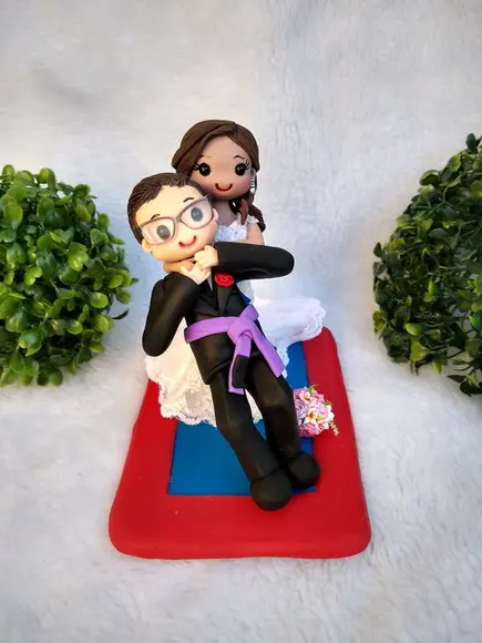Topo de casamento judô