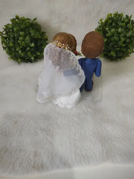 Topo de Casamento Personalizado com 2 Pets