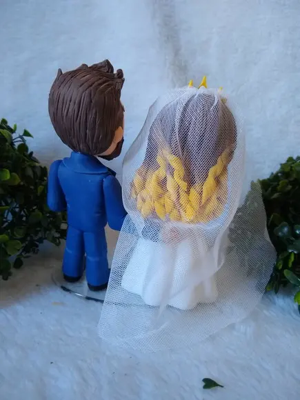 Topo de Casamento Personalizado Academia