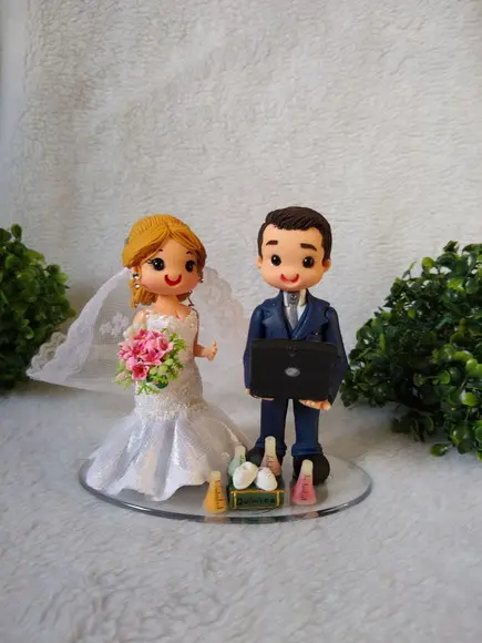 Topo de casamento profissão e gravidez