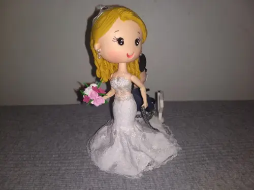 Topo de casamento pescador
