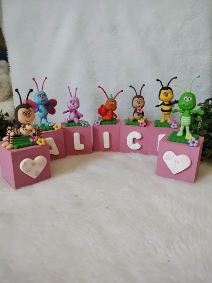 Turminha Bichikids Cubo com Nome