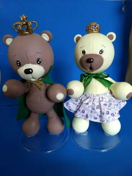 Ursinhos príncipe e princesa