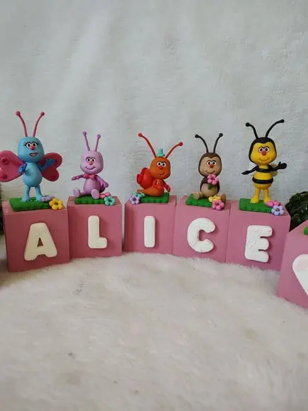 Turminha Bichikids Cubo com Nome