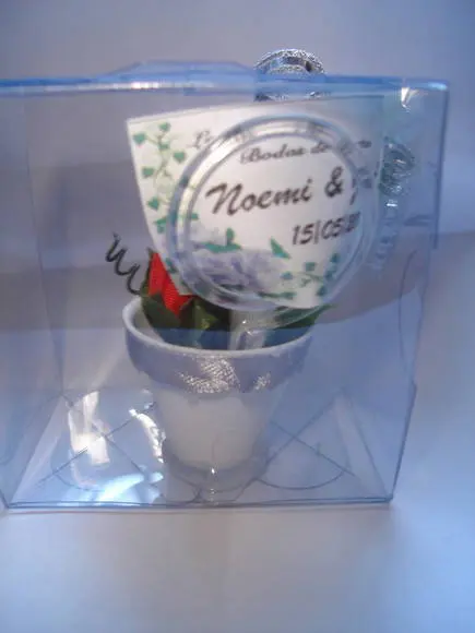 Vasinho com flores