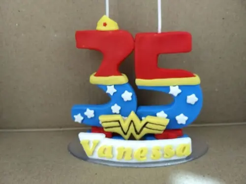 Vela mulher maravinha