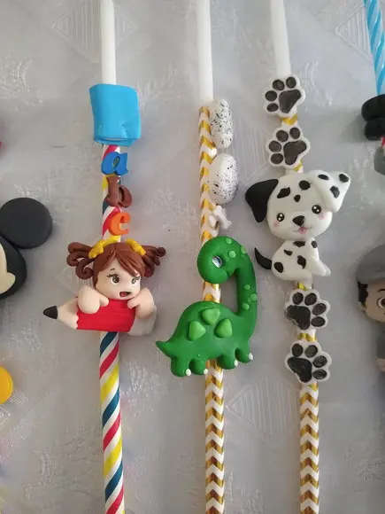 Vela no palito, candle hugs, Vela infantil