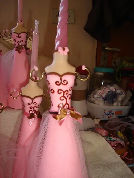 Velas vestidinho