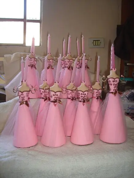 Velas vestidinho