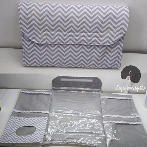 Trocador Portátil Bebê com bolsos