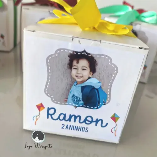 Caneca + Caixa Cartonagem Personalizada para Lembrancinha
