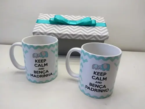 Convite para Padrinhos de Batismo - Bença Dindos