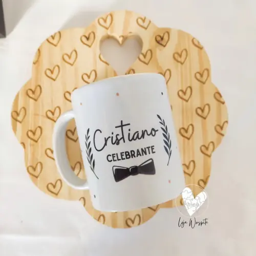 Presente Celebrante Casamento - Caixa + Caneca