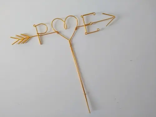 Topo de Bolo Iniciais dos Noivos